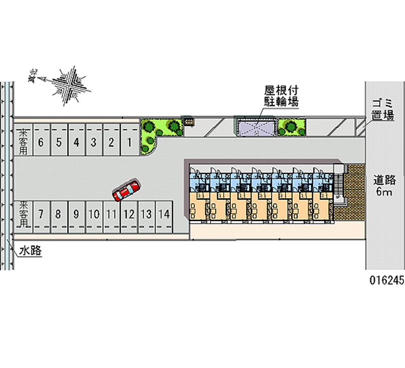 16245 Monthly parking lot