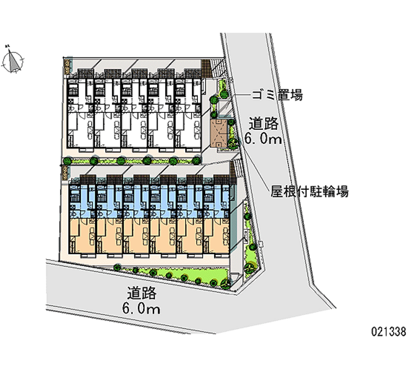 レオパレス小竹向原Ａ 区画図