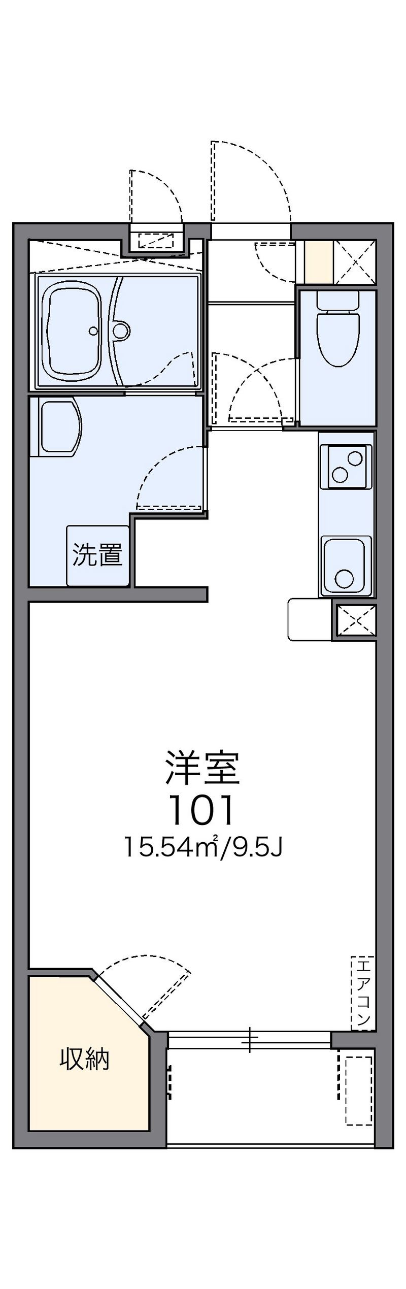 レオネクストコスモスⅡ 間取図
