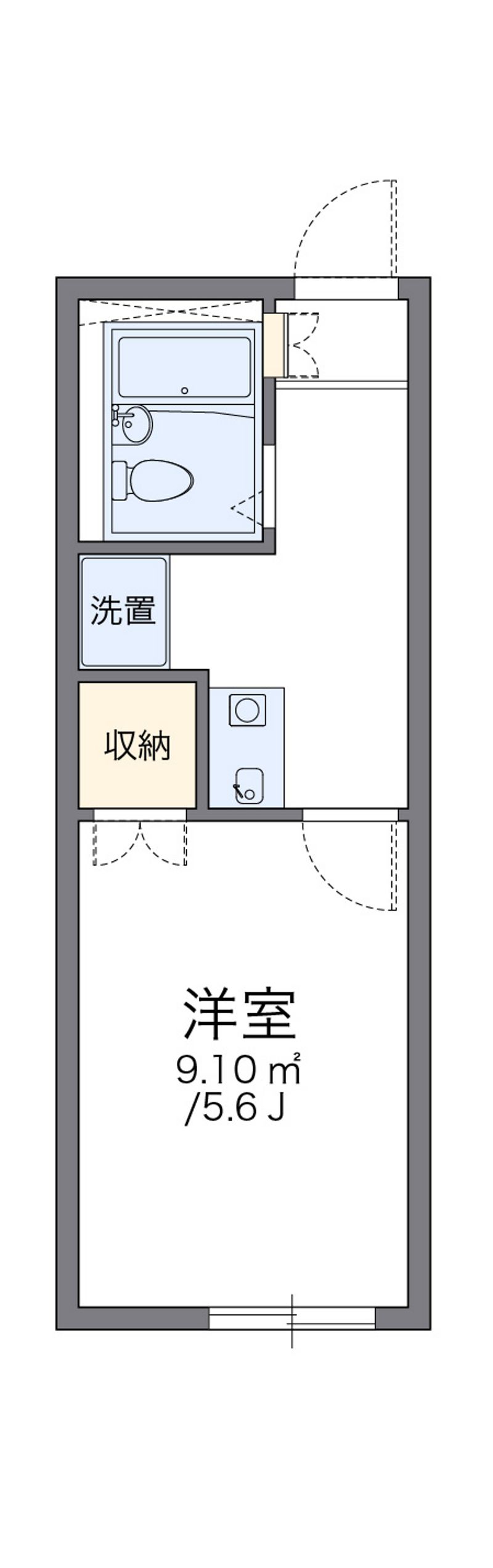 レオパレスノースアベニュー 間取図