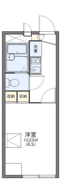 レオパレスベンデュール 間取り図