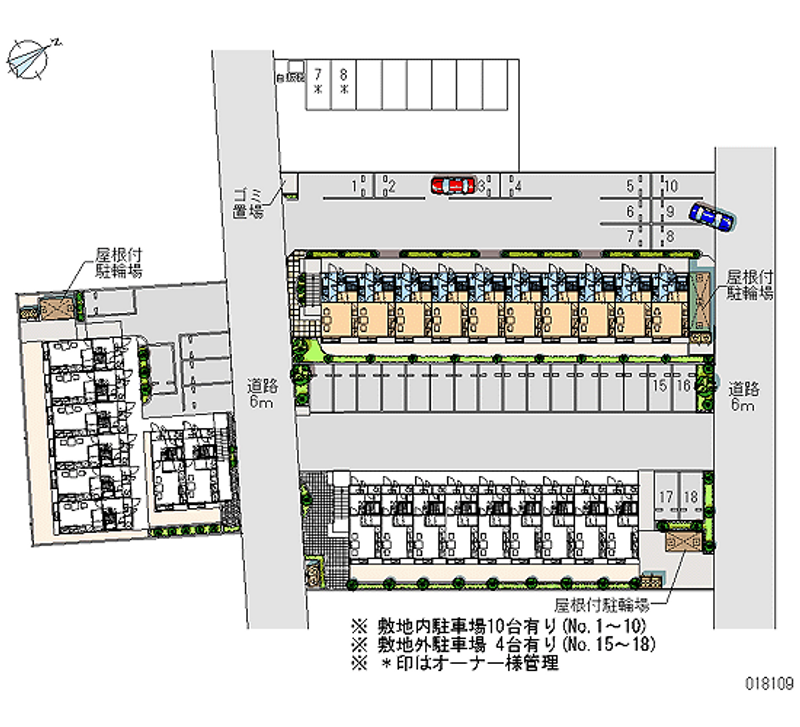 18109 Monthly parking lot