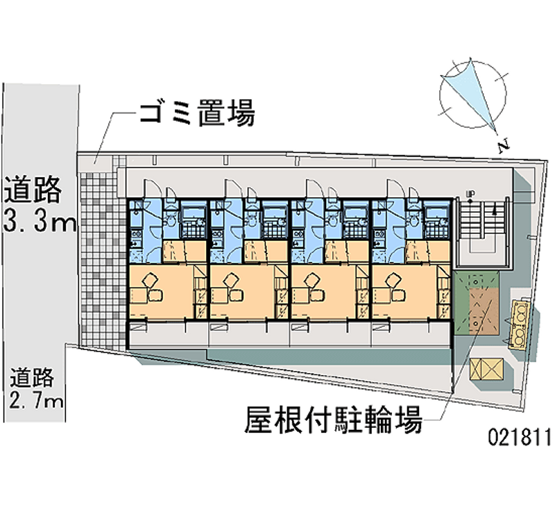レオパレスナンナン 区画図