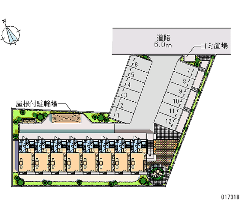 17318 Monthly parking lot