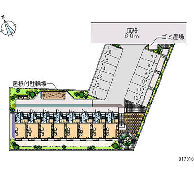 17318 Monthly parking lot