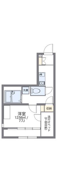 レオパレスウィズユー 間取り図