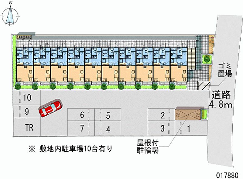 レオパレスアイディール 月極駐車場