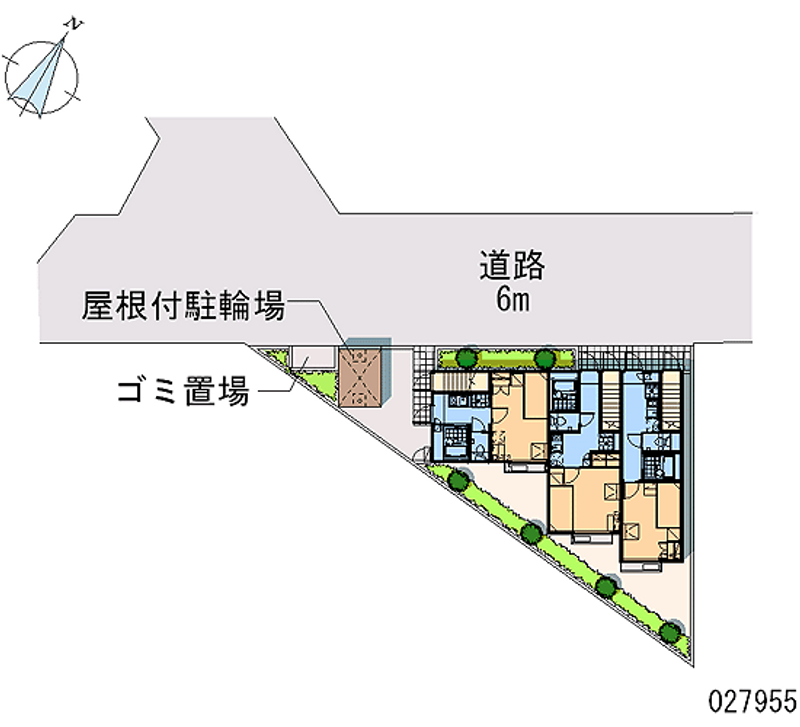 レオパレスＹＡＧＩ 区画図