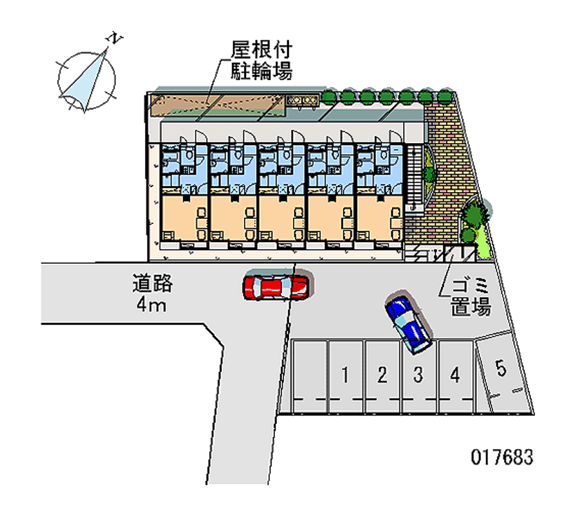 レオパレスＨＥＡＶＥＮ 月極駐車場