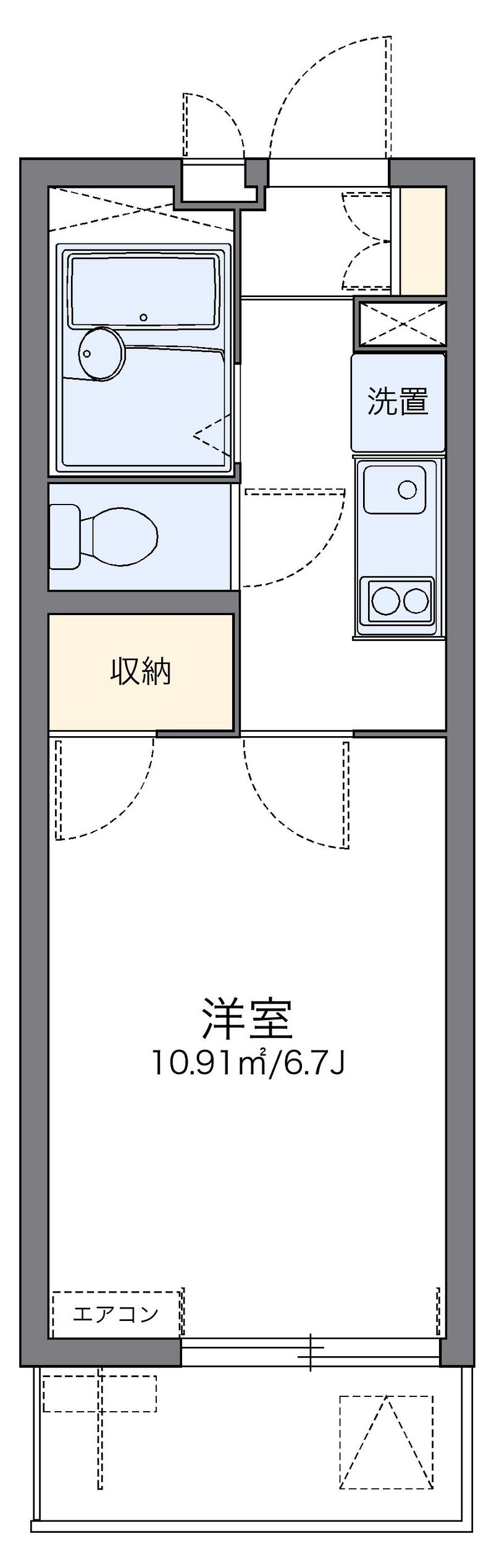 レオパレス桜 間取図