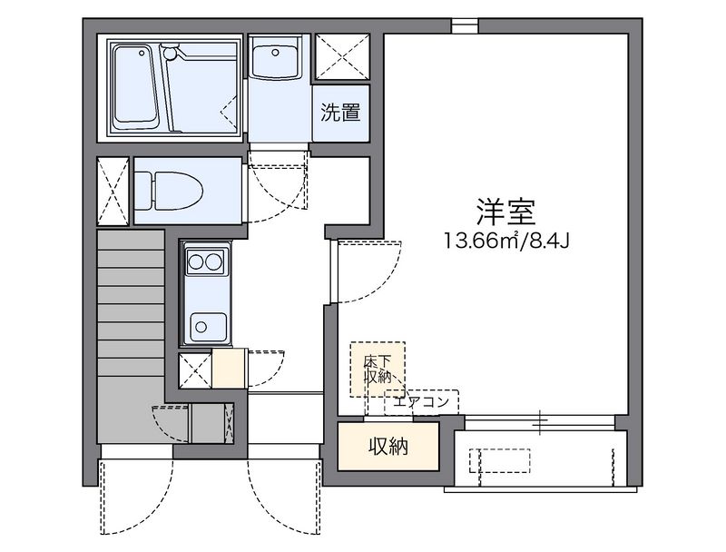 レオネクスト輝 間取図