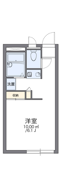 レオパレスクレスタ 間取り図