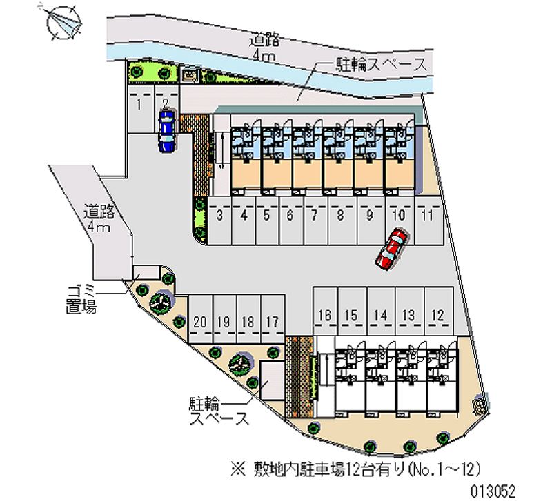 13052月租停車場