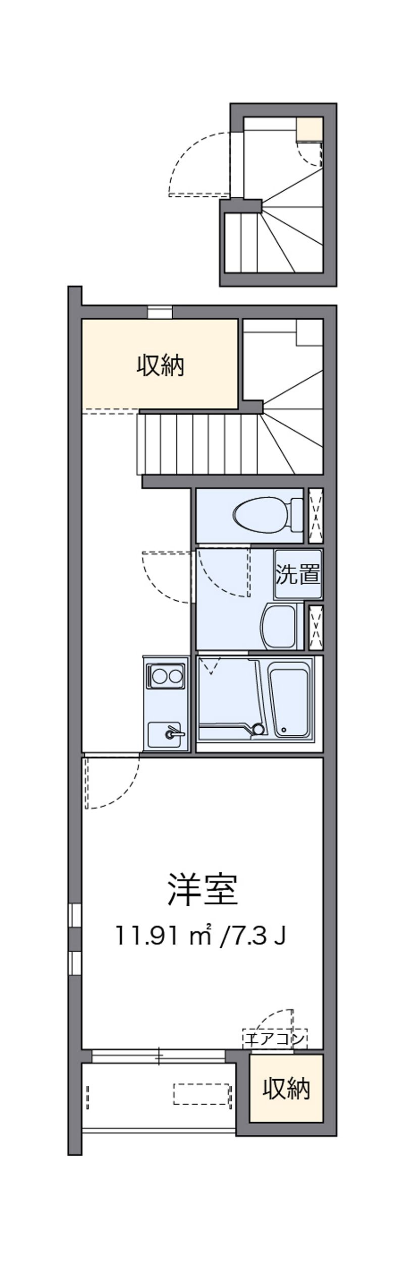 クレイノフィセント　ファルコン 間取図