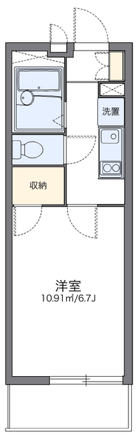 レオパレスシャトレ香椎 間取り図