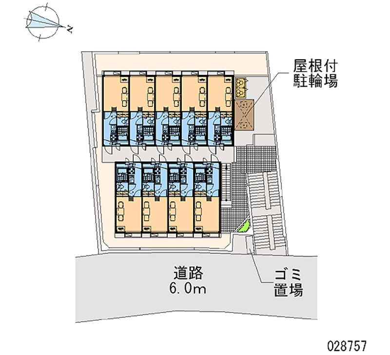 レオパレス猫座 区画図