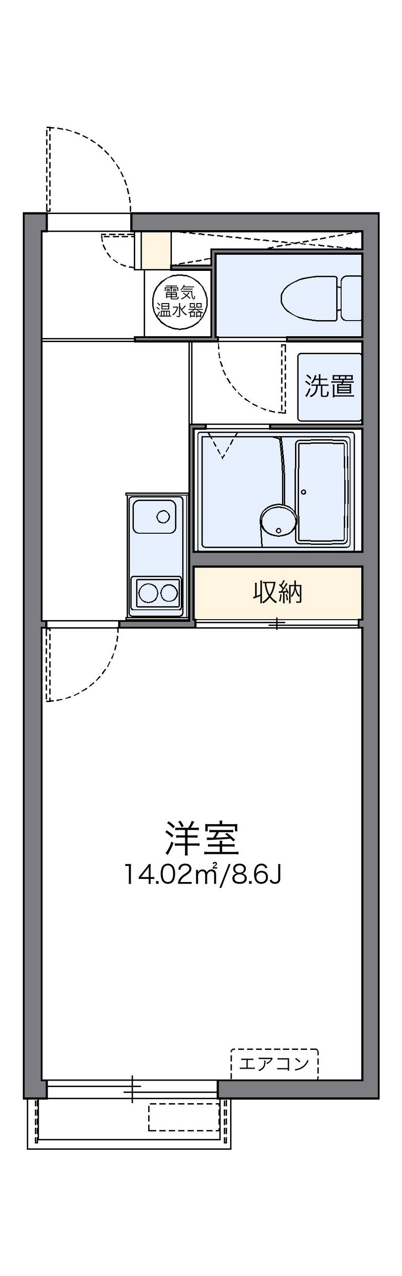 レオネクスト金楽寺 間取図