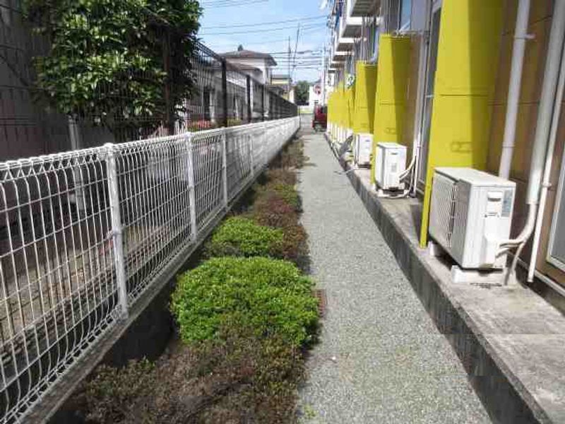 レオパレスペアトゥルース 庭