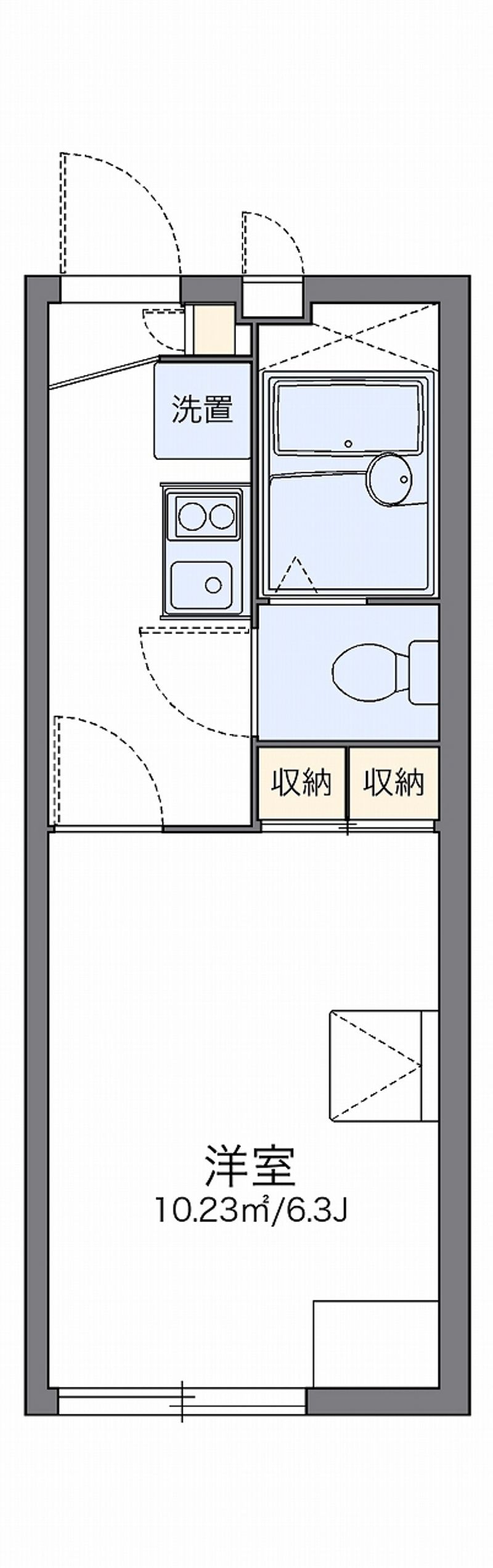 レオパレスセレージュ 間取図