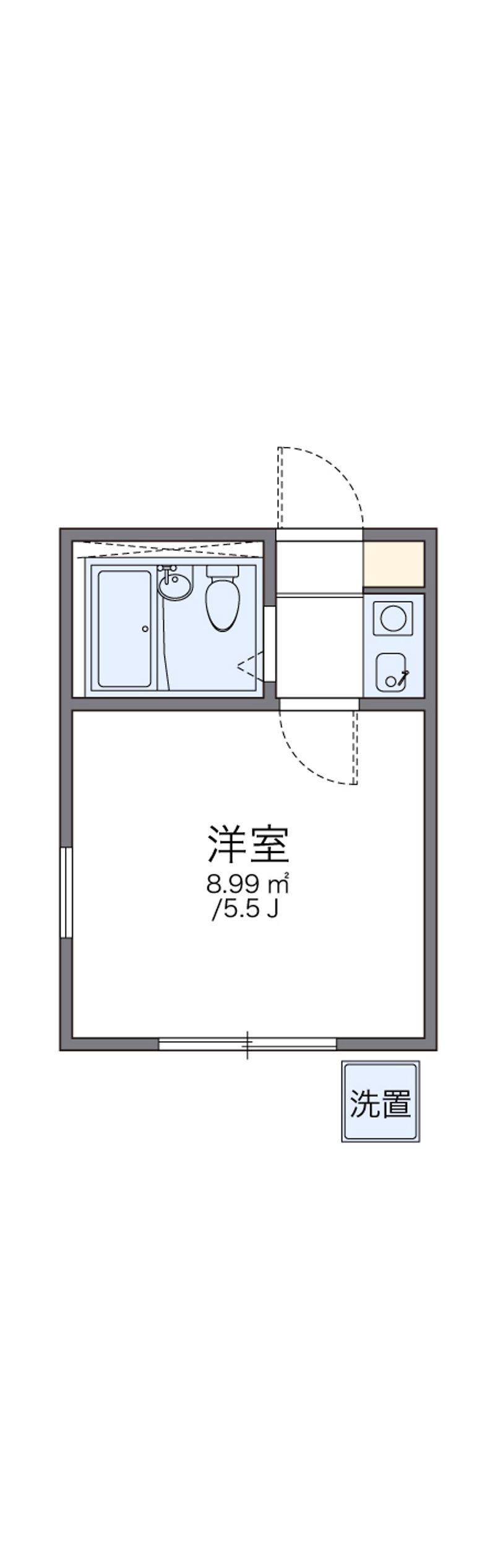 レオパレス北烏山 間取図