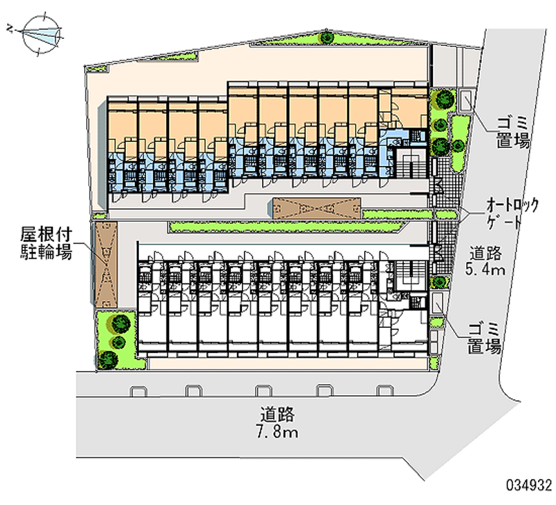 レオパレスリバーポイント小岩Ⅱ 区画図