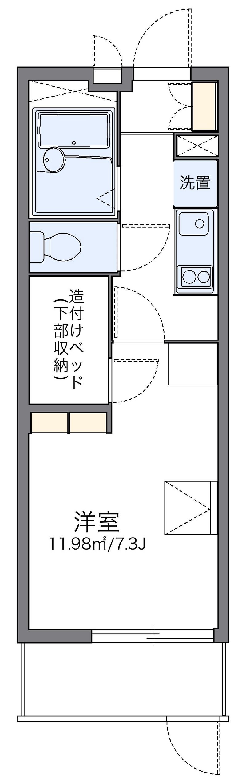 レオパレスサルース 間取り
