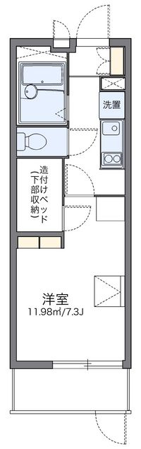 レオパレスサルース 間取り図