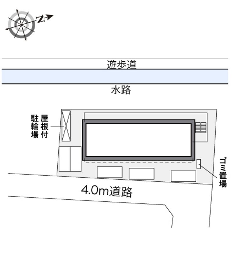 レオパレスグリーンピット 配置図