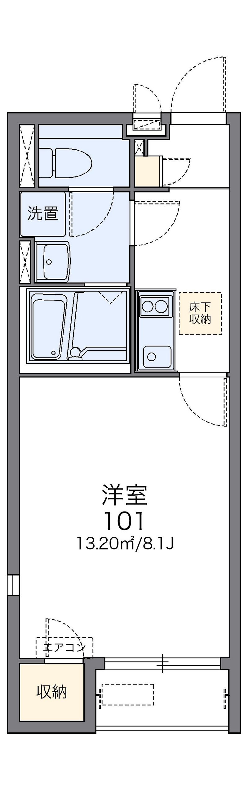 レオネクストアンクオーレ 間取図