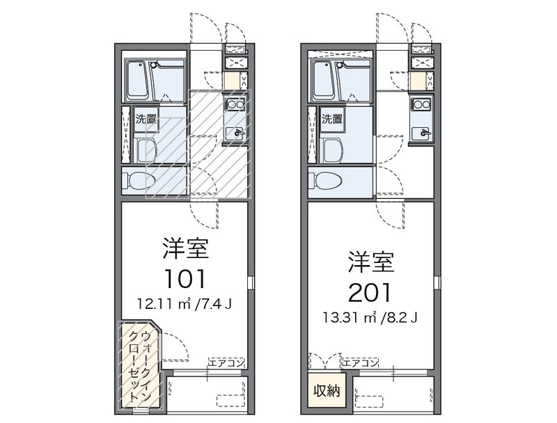 レオネクストブルーイン 間取図