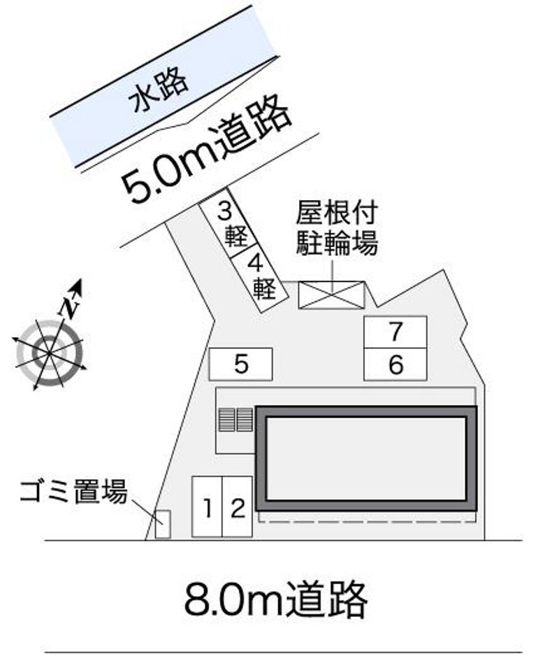 レオパレスｓｕｇａｎｏｙａ 駐車場
