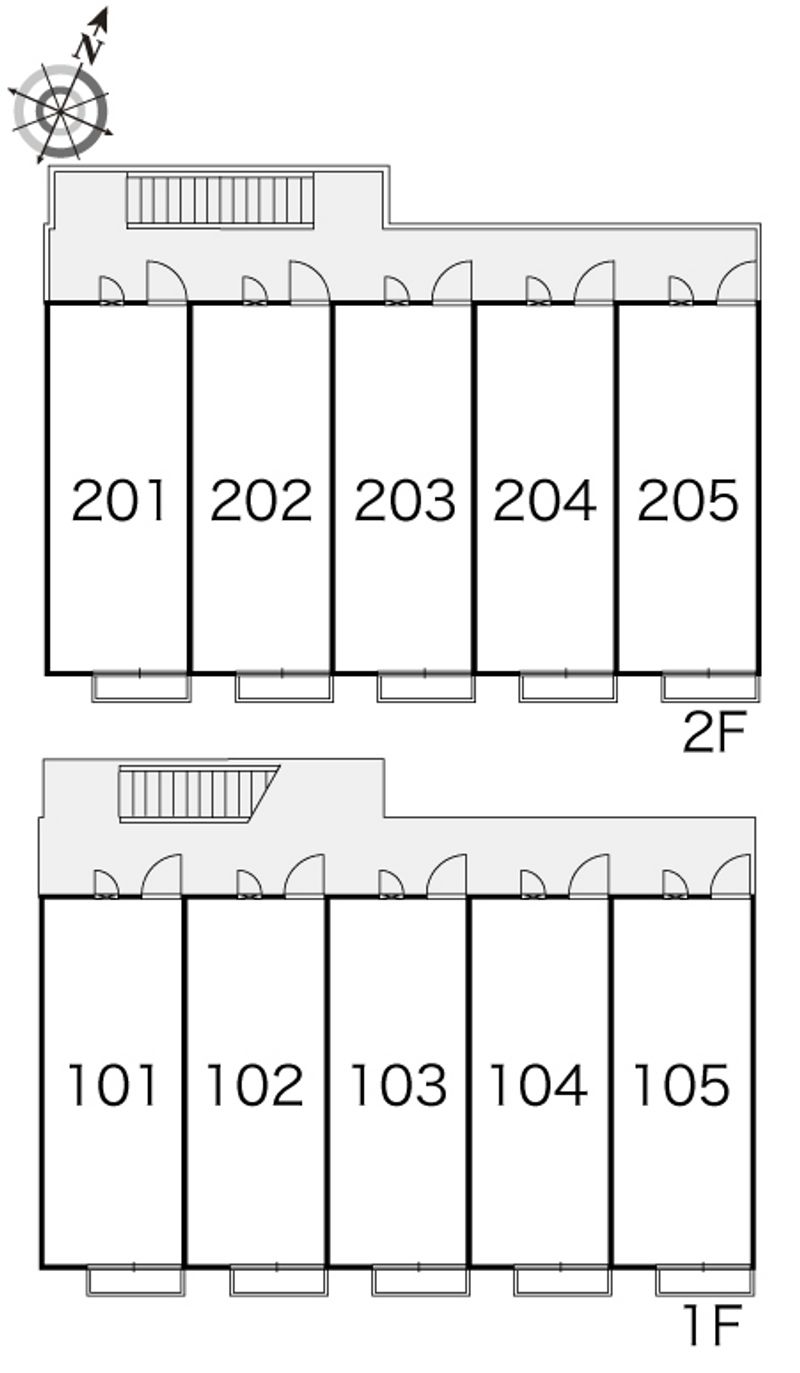 レオパレス藤 間取配置図