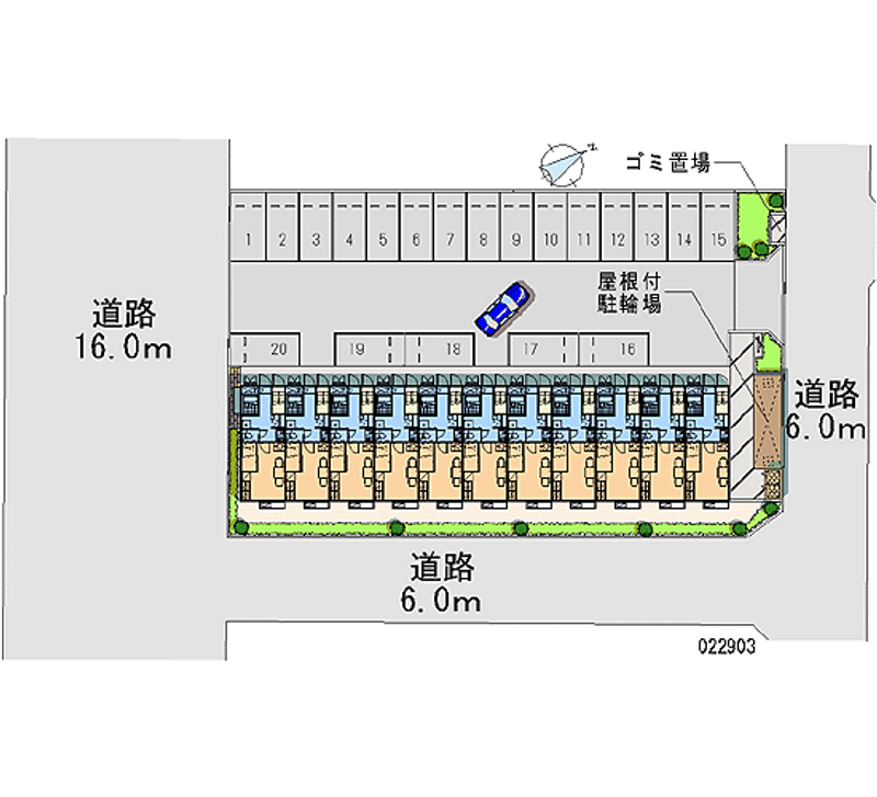 レオパレスクレール　Ⅰ 月極駐車場