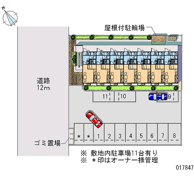 17847 Monthly parking lot