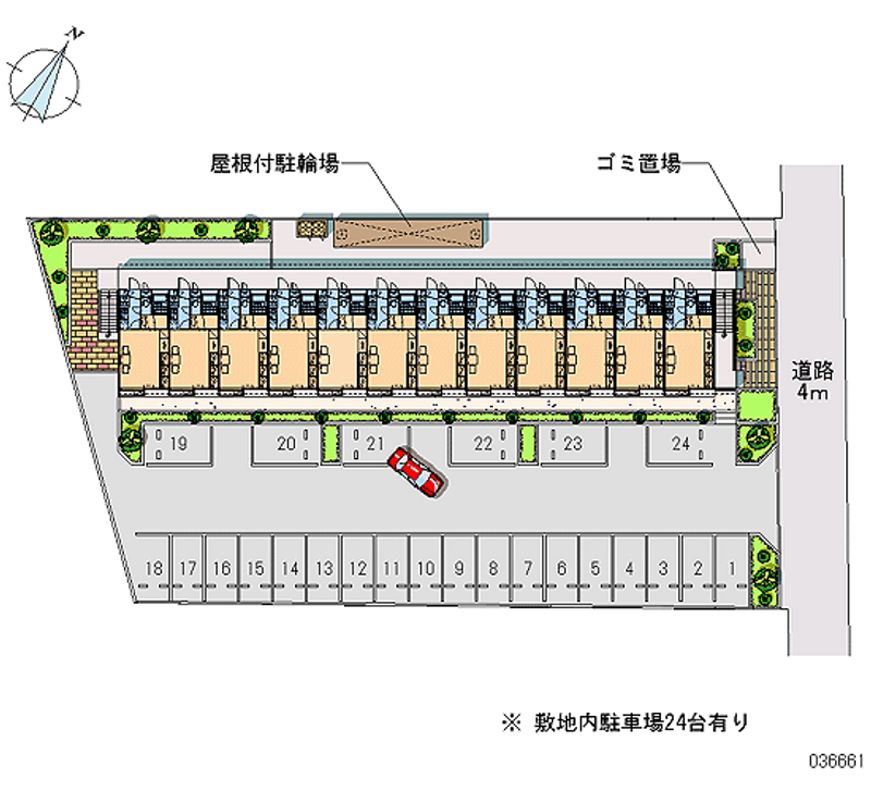 36661 Monthly parking lot