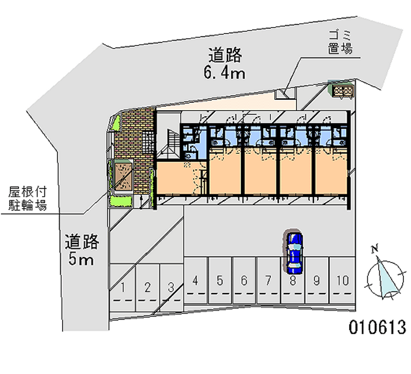 10613 bãi đậu xe hàng tháng