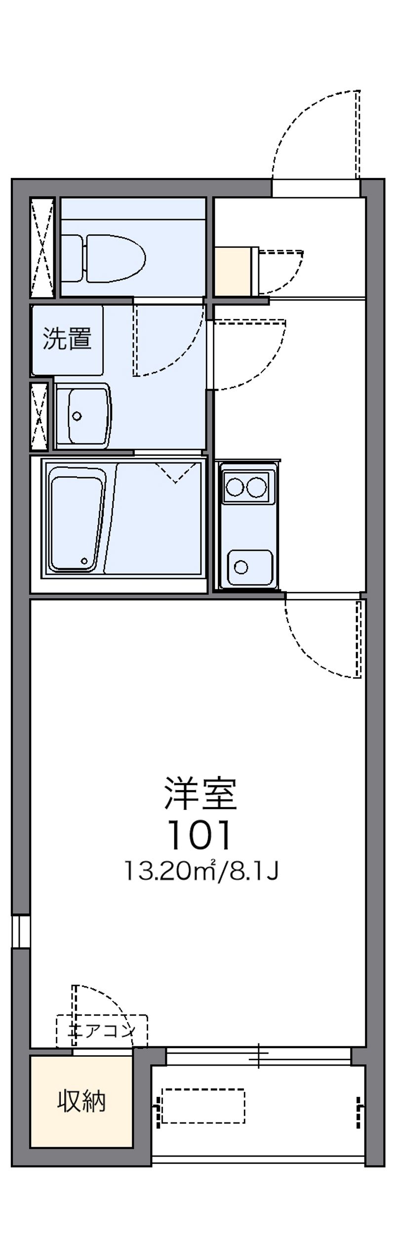 レオネクスト木蘭 間取図