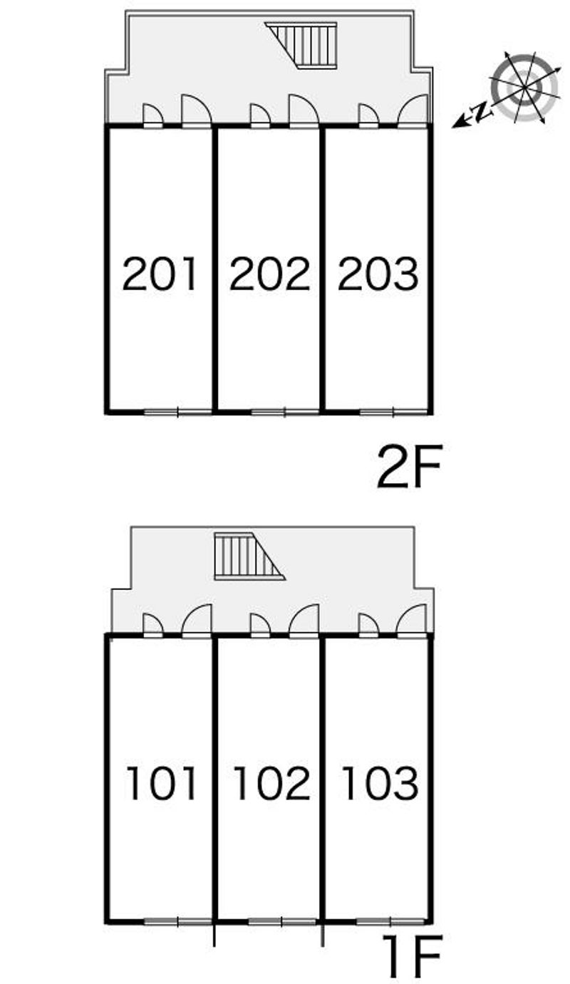 レオパレススウルス 間取配置図
