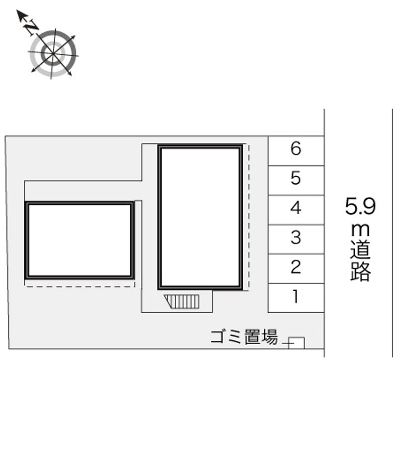 レオパレスＹＭＡ 配置図