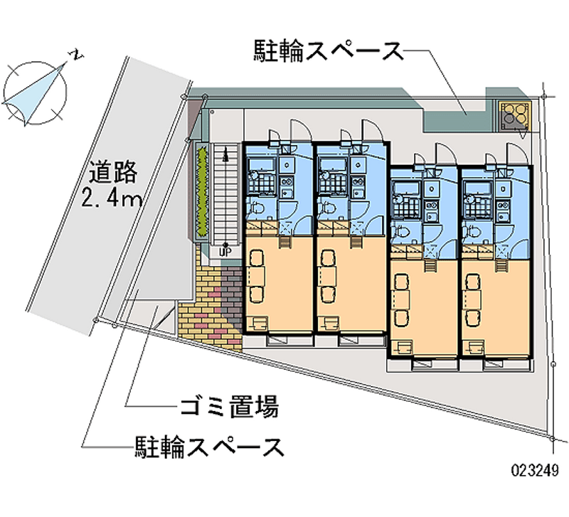 レオパレス古市 区画図