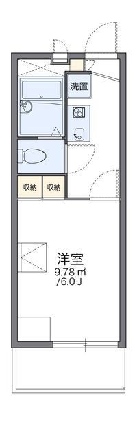 レオパレスシャーマー御崎 間取り図