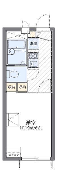 レオパレスマロンフィルド 間取り図