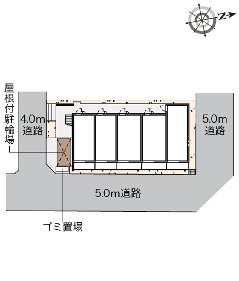 クレイノＴＡＫＡ　ゼータ 配置図