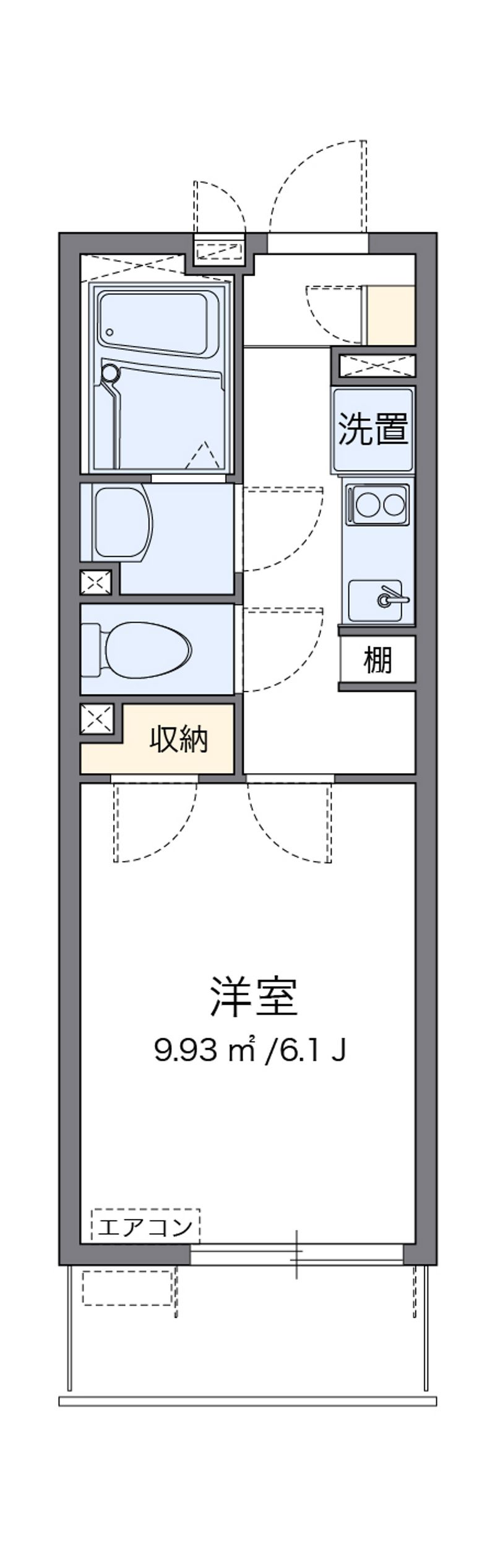 レオネクスト舟橋 間取図