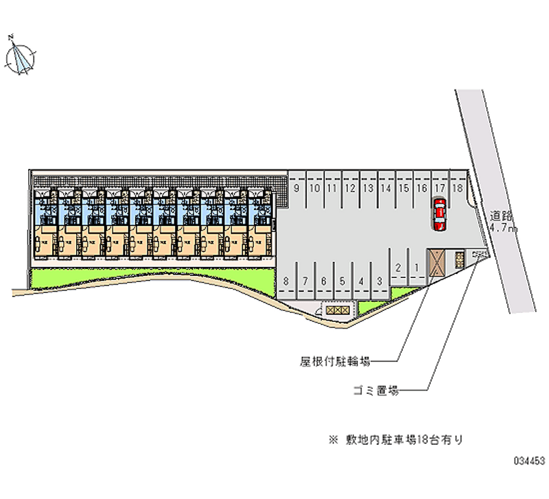 34453月租停車場