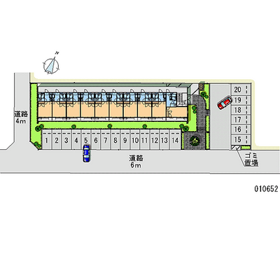 10652 Monthly parking lot