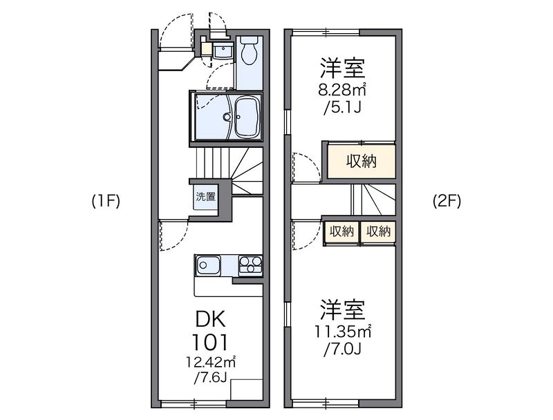 レオパレスパークハイム 間取図