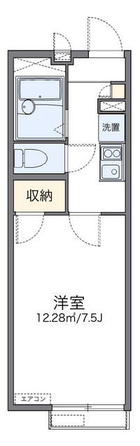 レオパレス御陵 間取り図