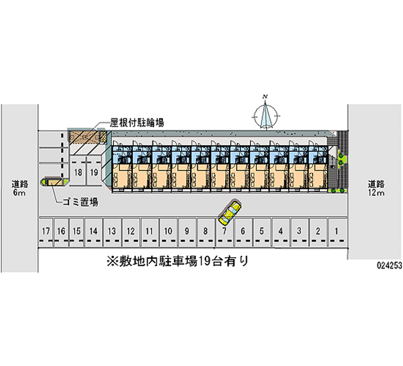 24253 bãi đậu xe hàng tháng