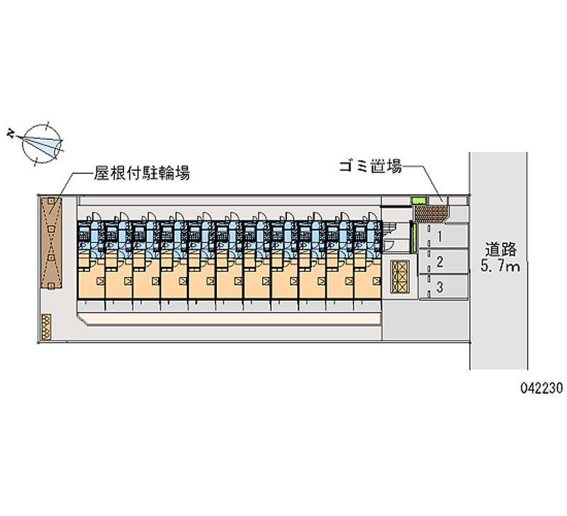 レオパレスルキアス 区画図